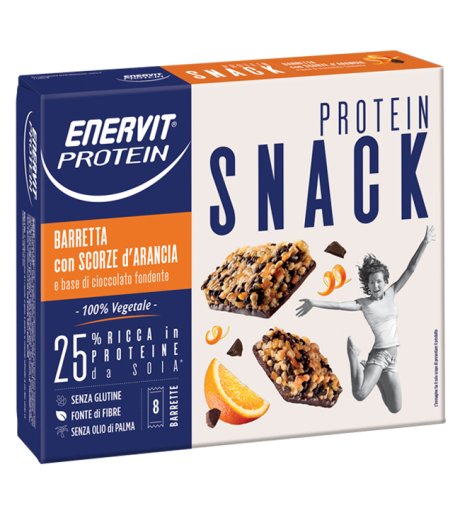 ENERVIT PROTEIN SNACK SCZ 8BAR