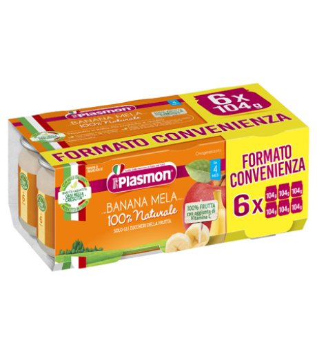 PLASMON OMOG BANANA/MELA6X104G