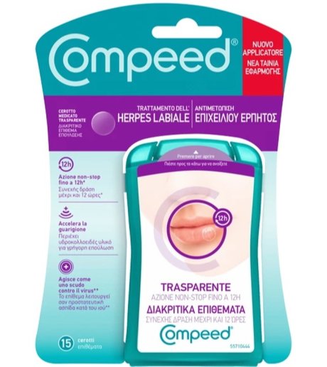 COMPEED TRATT HERPES LABIALE 15P