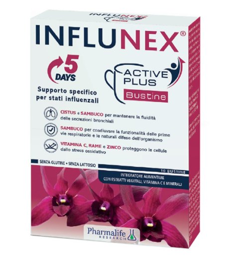 INFLUNEX ACTIVE PLUS 10BUST