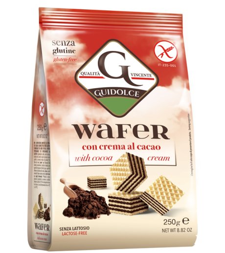 WAFER GUSTO CACAO 250G