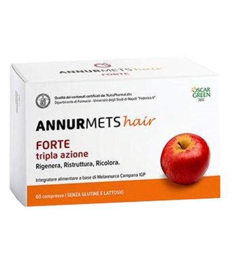 ANNURMETS HAIR FORTE TRI 60CPR