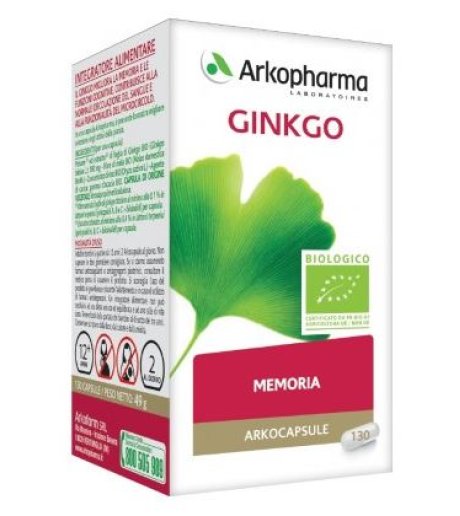 ARKOCAPSULE GINKGO BIO 130CPS