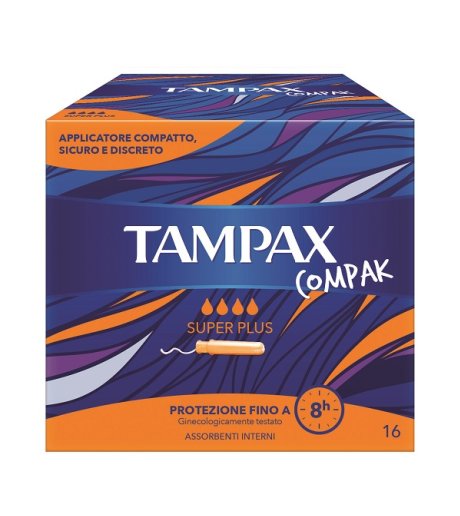 TAMPAX COMPAK SUPER PLUS 16PZ