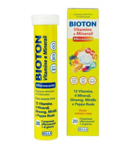 BIOTON VITAMINE E MINEALI 20CPR