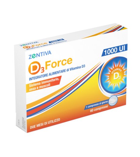 ZENTIVA D3 FORCE 1000UI 60CPR