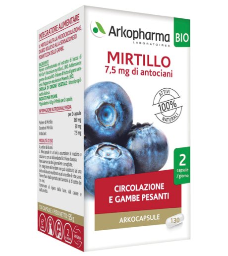 ARKOCAPSULE MIRTILLO 40CPS BIO