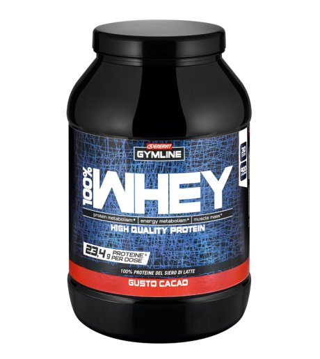 GYMLINE 100% WHEY CONC CACAO900G