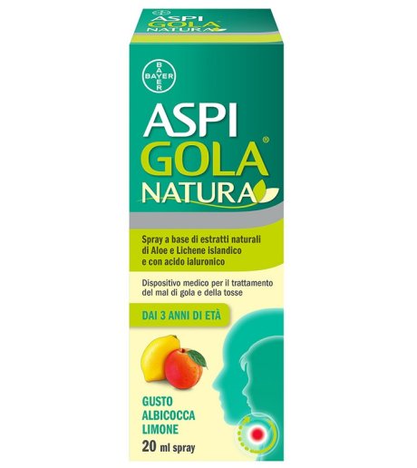 ASPI GOLA NAT SPRAY 20ML ALB/LIM