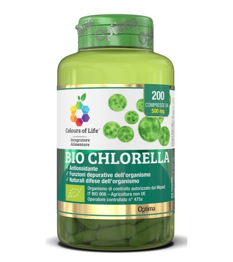 BIO CHLORELLA 200CPR COLOURS**