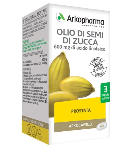 ARKOCAPSULE OLIO SEMI ZUCCA BIO