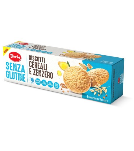 DORIA BISCOTTI CEREALI-ZENZERO