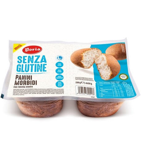 DORIA Panini Morbidi S/G 200g