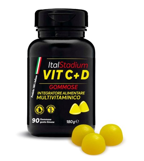 ITALSTADIUM Vit C+D 90 Gommose