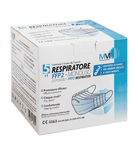 MUNUSMED Resp.FFP2+Ganci 5x5pz