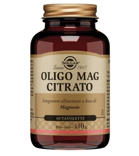 OLIGO MAG CITRATO 60TAV SOLGAR