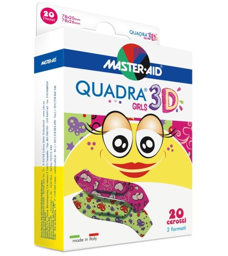 QUADRA CER 3D GIRL 20PZ ASSORT