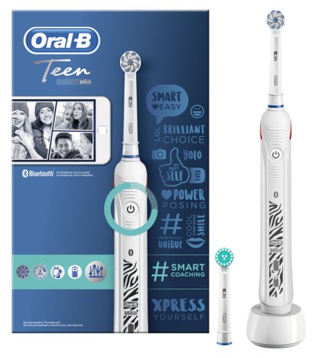 ORALB POWER SMART TEEN WHITE