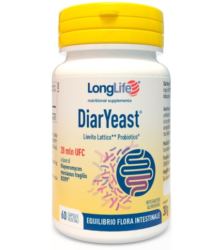 LONGLIFE DIARYEAST 60CPS VEG