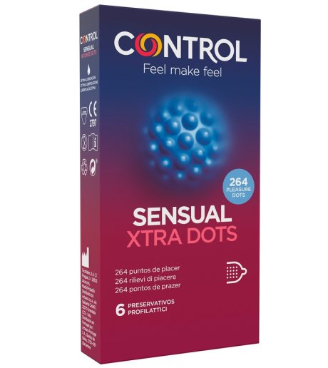 CONTROL SENSUAL XTRA DOTS 6PZ