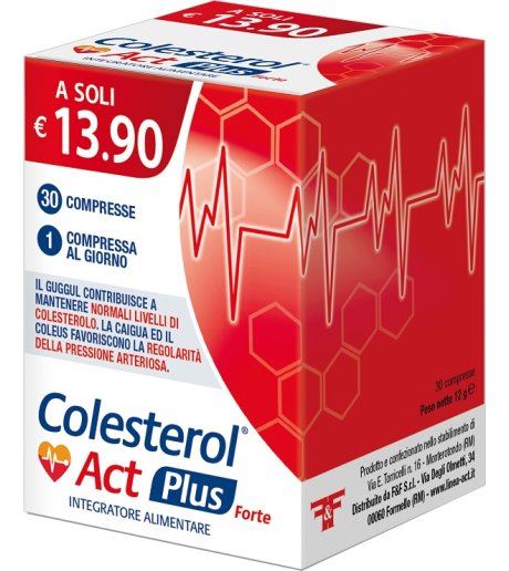 COLESTEROL ACT PLUS FORTE 30CPR