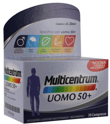 MULTICENTRUM UOMO 50+ 30CPR GMM