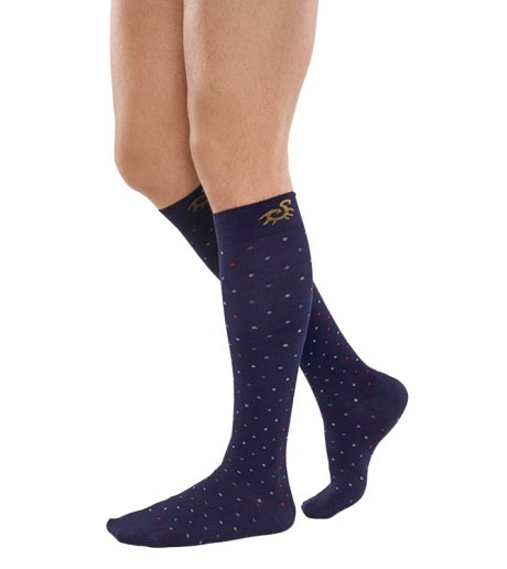 SOCKS FY Bamboo Pois Blu 1-S