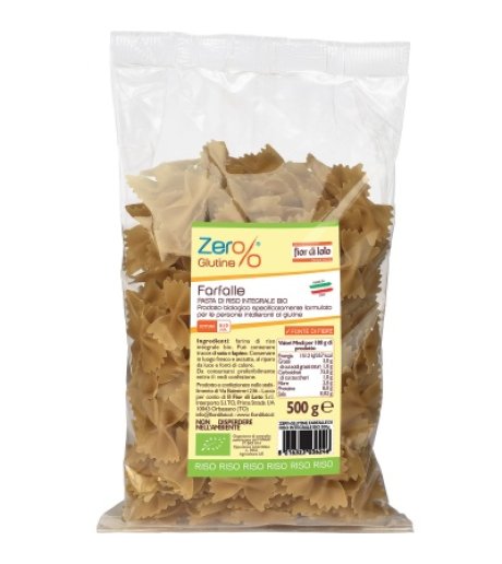 FARFALLE RISO SEMIGR BIO 500G