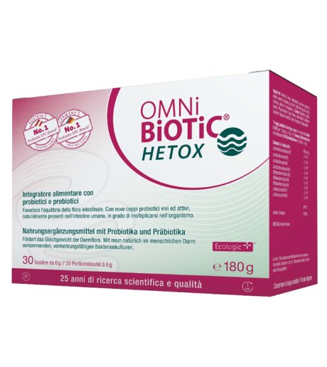 OMNI BIOTIC HETOX 30BUST