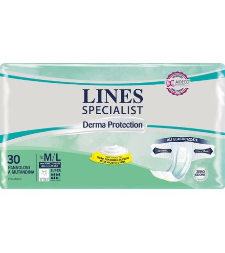 LINES SP DERM SUP PAN M/L 30PZ