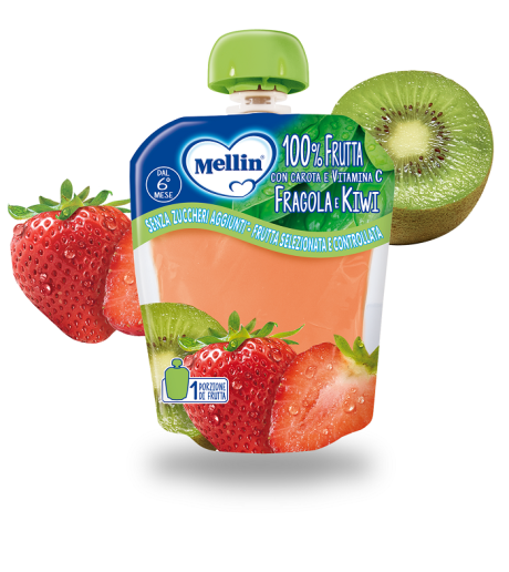 MELLIN POUCH FRAGOLA KIWI 90G