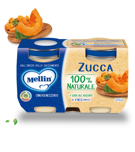 MELLIN-OMO ZUCCA 2X125G