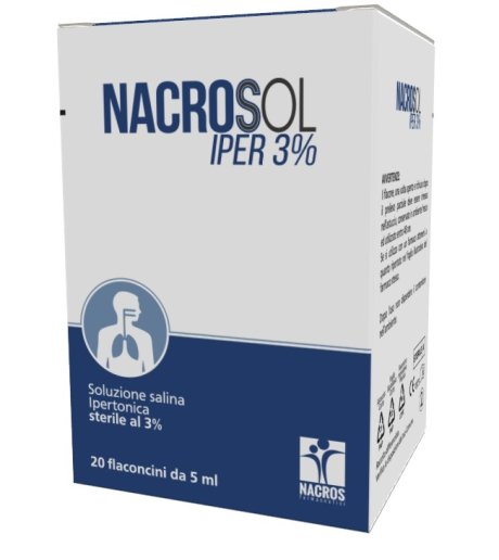 NACROSOL IPER 3% 20F FISIOL5ML