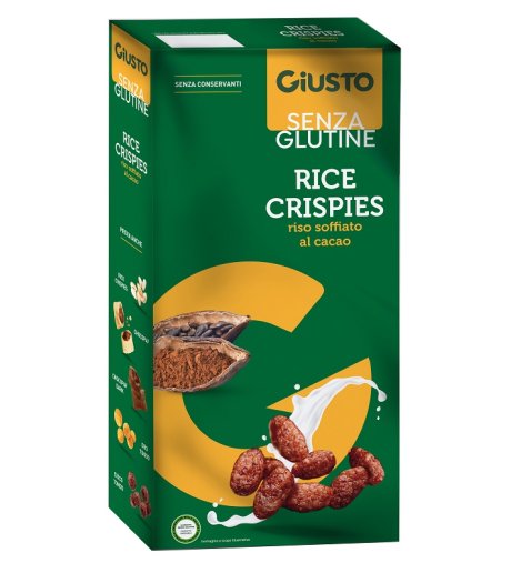 GIUSTO S/G RICE CRISPIES CACAO