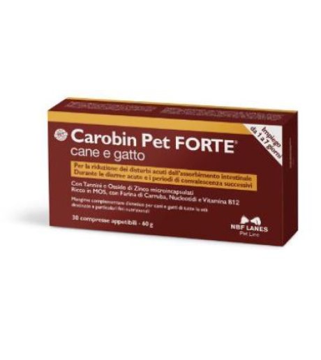 CAROBIN PET FORTE 30CPR