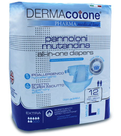 DERMACOTONE Pann.Mut.L 12pz