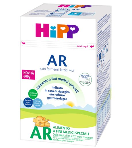 HIPP LATTE AR C/METAFOLINA 600G