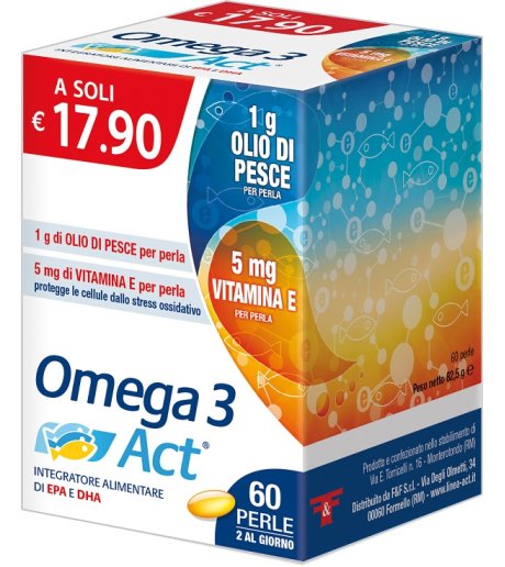 OMEGA 3 ACT 60PERLE 1G