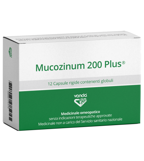 MUCOZINUM 200PLUS 12 CPS GLOB