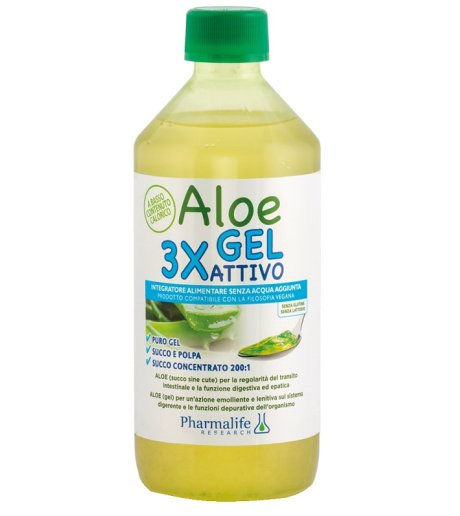 ALOE GEL 3X ATTIVO 500ML