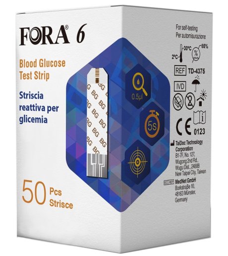 FORA6 STRISCE GLICEMIA 50PZ