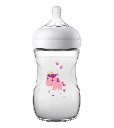 AVENT BOTTLE NAT UNICORN<