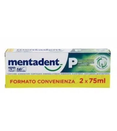 MENTADENT P BITUBO 2x75ml OFS