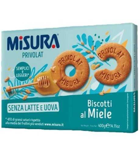 MISURA Bisc.Miele Privolat400g