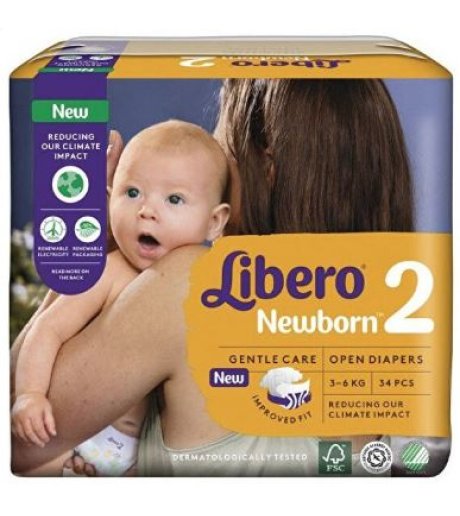 LIBERO NEWBORN 2 3-6 KG 34PZ