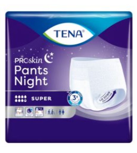 TENA PANTS NIGHT L 10PZ 3672