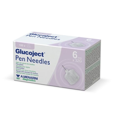 GLUCOJECT PEN NEEDLES  6MM G32