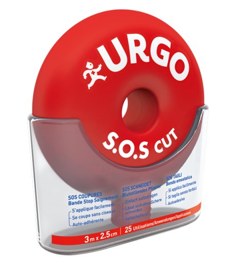 BENDA URGO SOS CUT 3X2,5CM