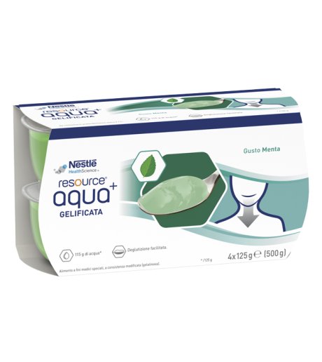 RESOURCE AQUA+MINT CUP6 4X125G