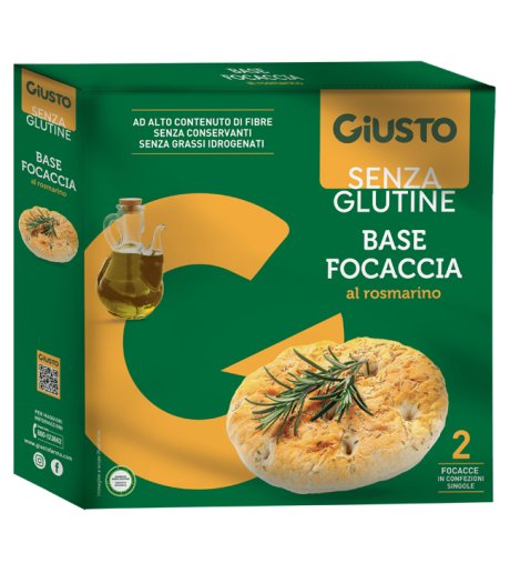 GIUSTO S/G Fondo Focaccia 280g